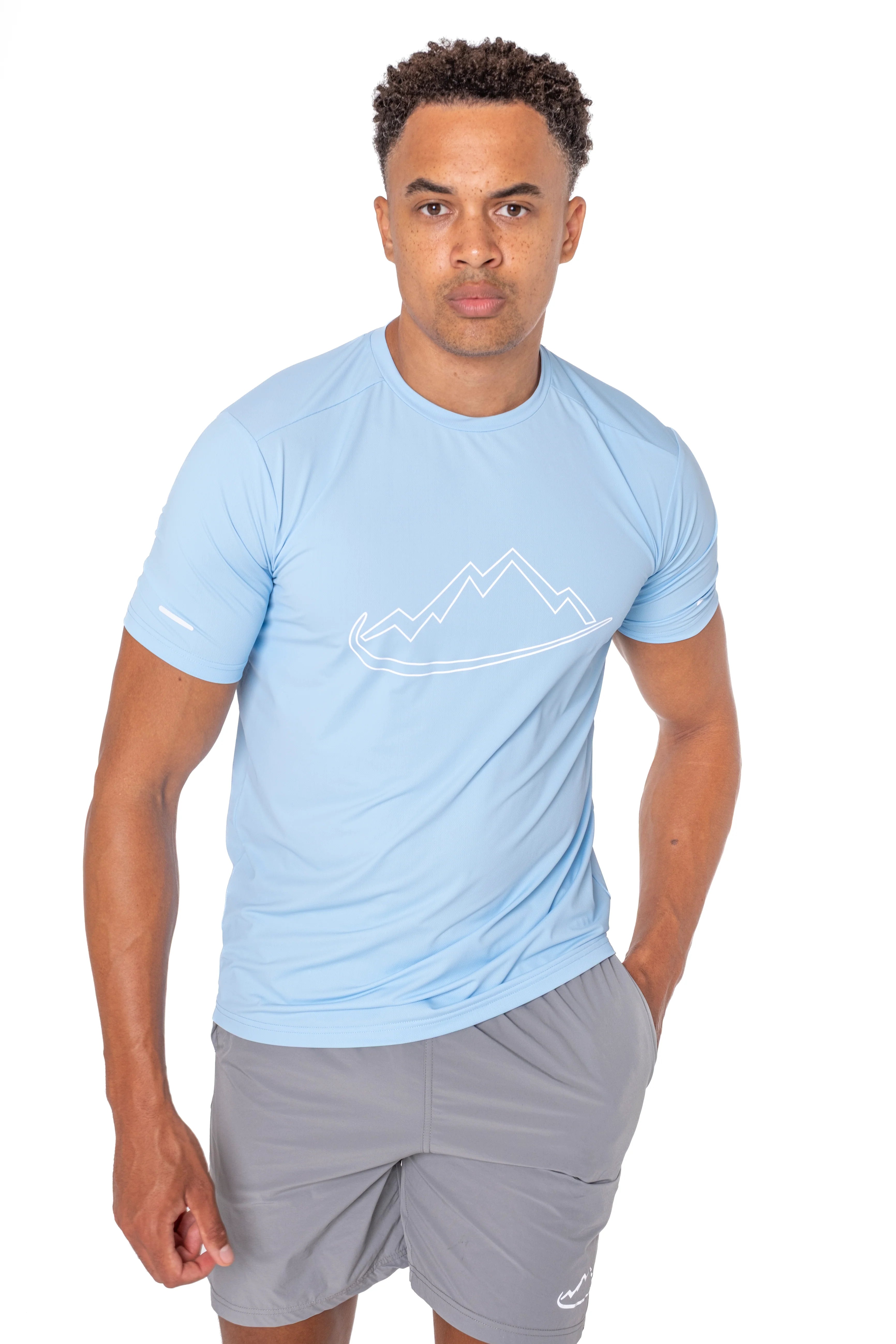 Adapt To Logo T-Shirt - Sky Blue